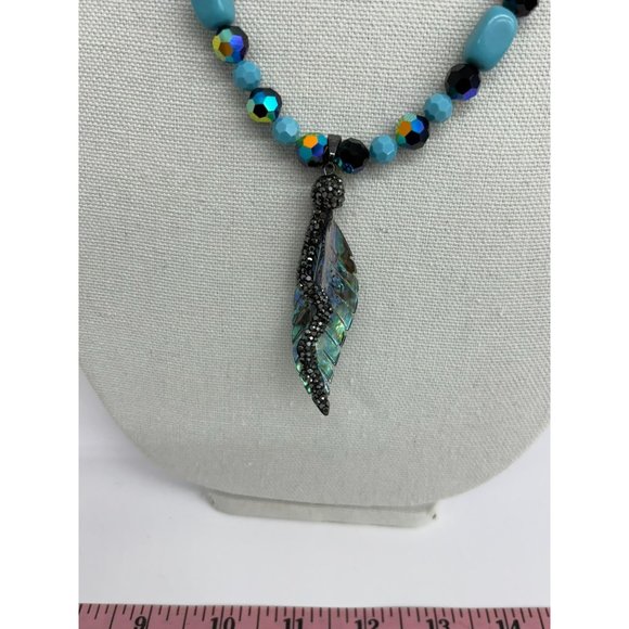 Necklace with Druzy Stone - Picture 2 of 8